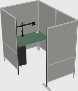 Small private panel system