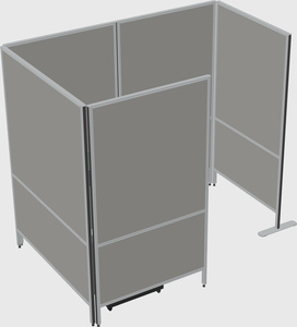 Small private panel system