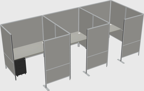 Flexible panel system with privacy