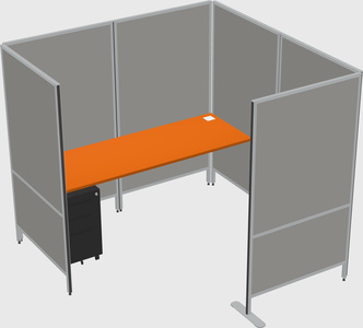 Flexible panel system with privacy