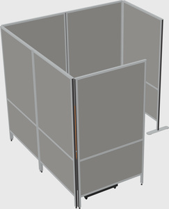 Flexible panel system with privacy