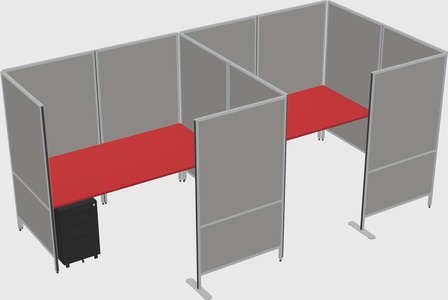 Flexible panel system with privacy