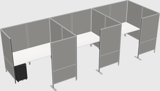 Flexible panel system with privacy