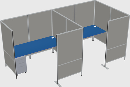 Flexible panel system with privacy