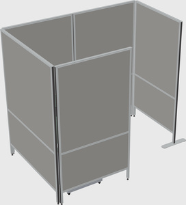Small private panel system