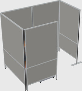 Small private panel system