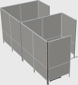 Flexible panel system with privacy