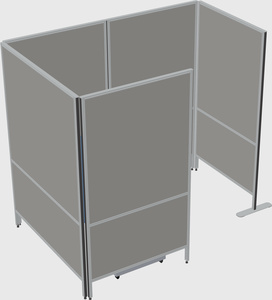 Small private panel system