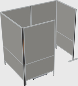 Small private panel system