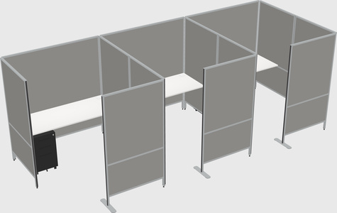 Flexible panel system with privacy