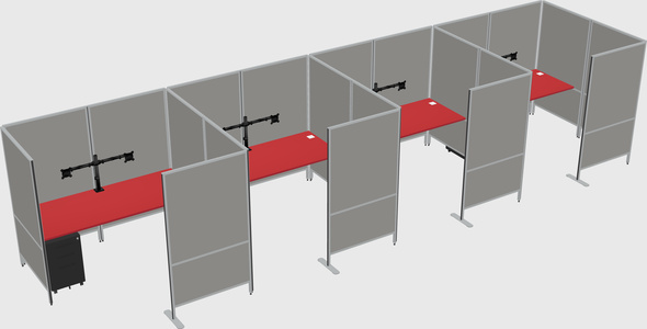 Flexible panel system with privacy