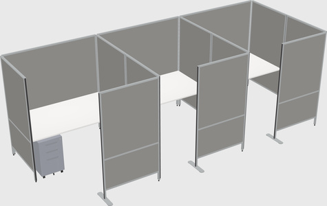 Flexible panel system with privacy