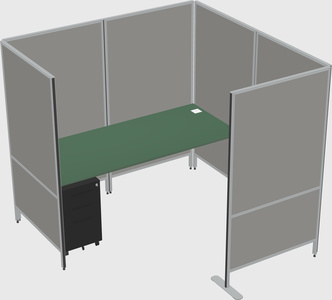 Flexible panel system with privacy