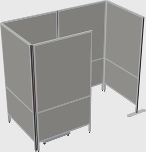 Small private panel system
