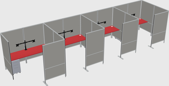 Flexible panel system with privacy