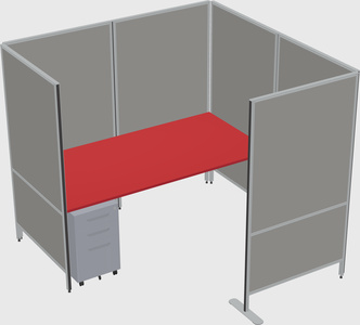 Flexible panel system with privacy