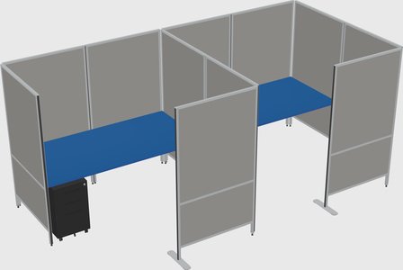 Flexible panel system with privacy