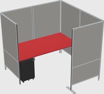 Flexible panel system with privacy