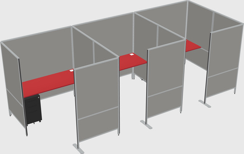 Flexible panel system with privacy