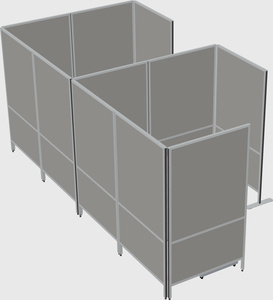 Flexible panel system with privacy