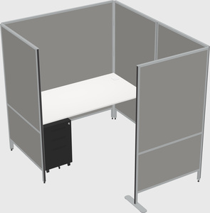 Flexible panel system with privacy