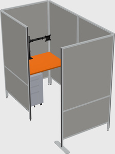 Small private panel system