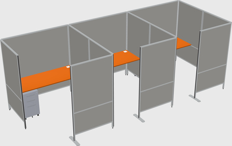 Flexible panel system with privacy