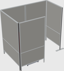 Small private panel system