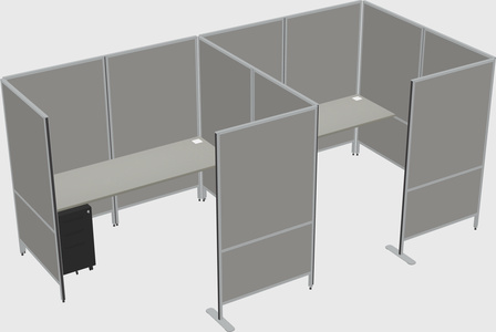 Flexible panel system with privacy