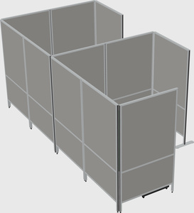 Flexible panel system with privacy