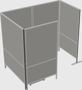 Small private panel system