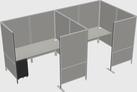 Flexible panel system with privacy