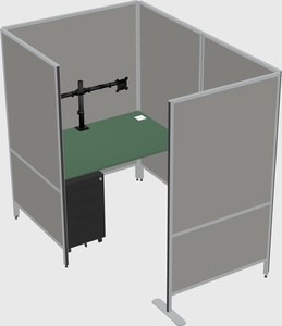 Small private panel system