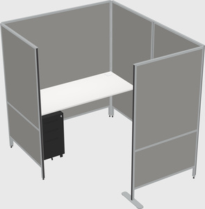 Flexible panel system with privacy