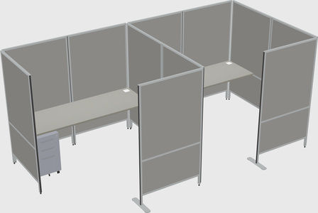 Flexible panel system with privacy