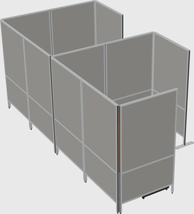 Flexible panel system with privacy