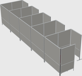 Flexible panel system with privacy