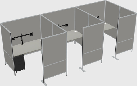 Flexible panel system with privacy