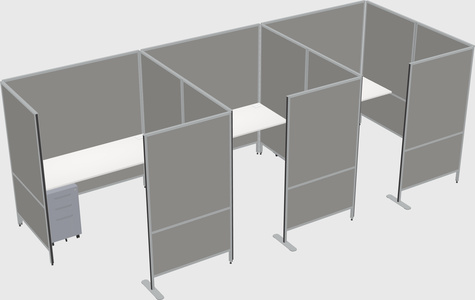Flexible panel system with privacy