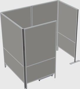 Small private panel system