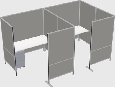 Flexible panel system with privacy