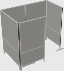 Small private panel system