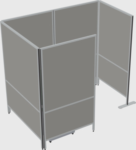 Small private panel system