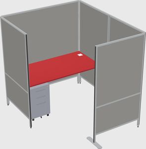 Flexible panel system with privacy