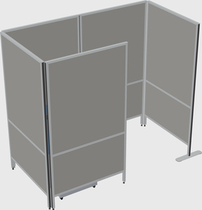 Small private panel system