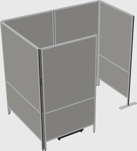 Small private panel system