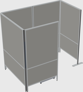Small private panel system