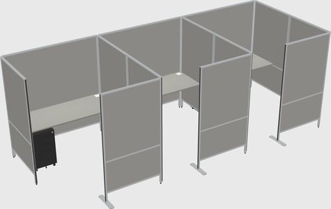 Flexible panel system with privacy