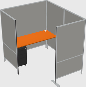 Flexible panel system with privacy