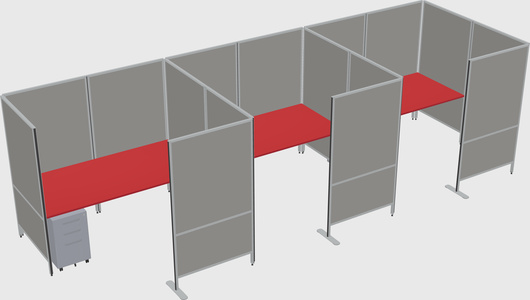 Flexible panel system with privacy